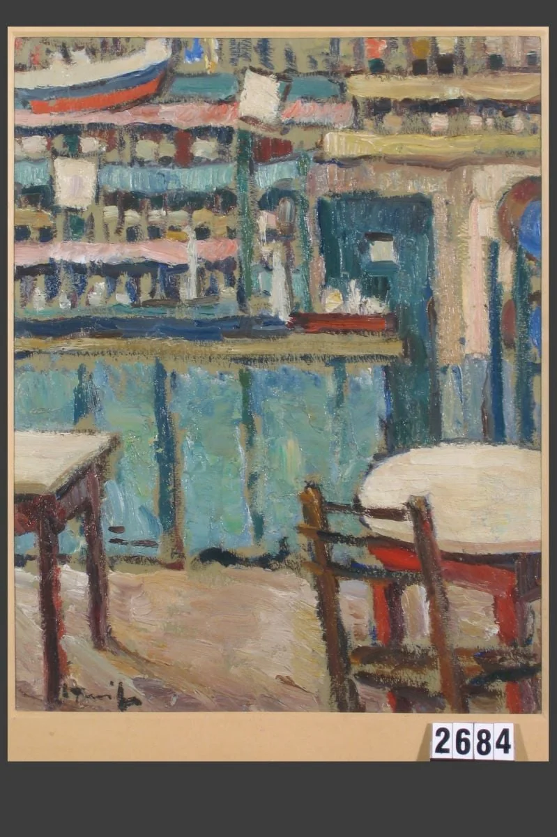 Cârciuma pescarului, by Nicolae Tonitza, unspecified
