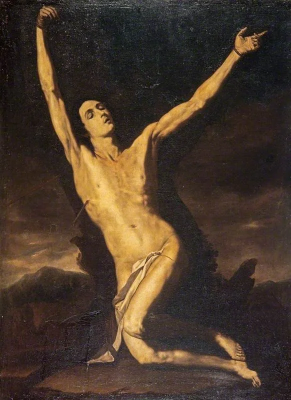 The Martyrdom of Saint Sebastian, by Jusepe de Ribera, oil, 1700