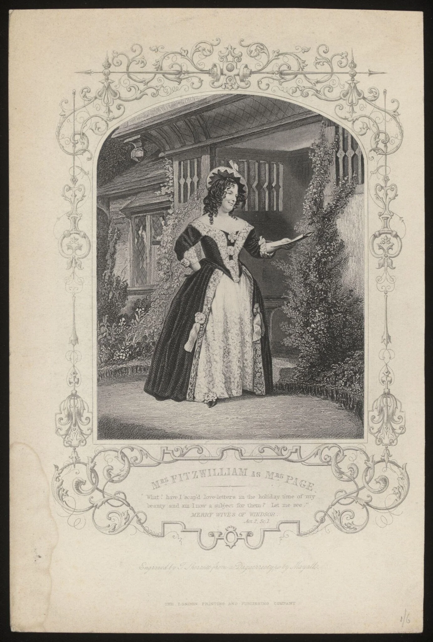 H Beard Print Collection, by T. Sherratt, 1850