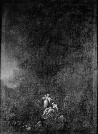 Landscape with a Crayfisher, a Donkey and Peasant Women with their Children