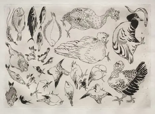Dinner Service (Rousseau service): Ducks, fish, etc. (no. 12)