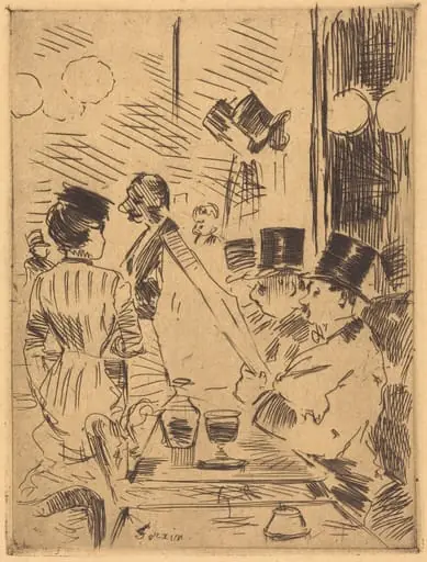 Le café de la Nouvelle Athènes (The Cafe of the New Athens)