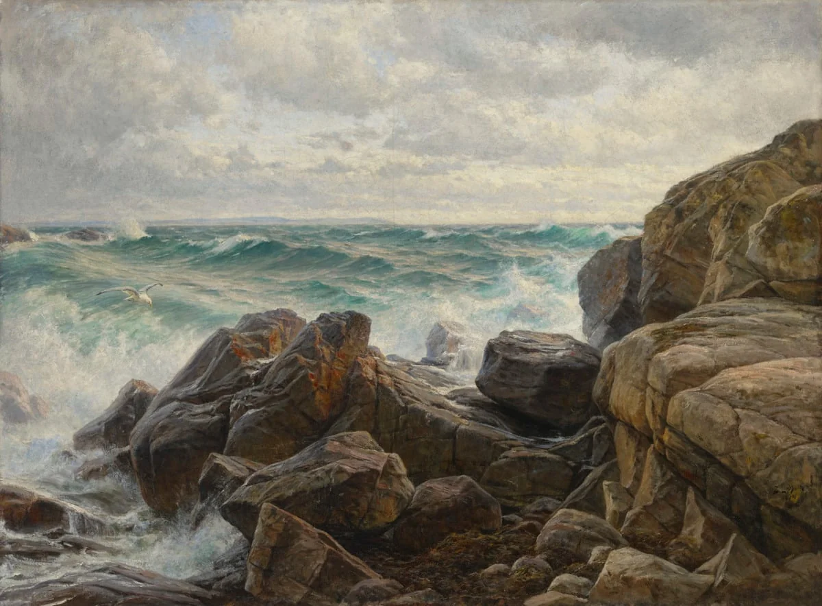 Kattegat myrskyssä, by Berndt Lindholm, unspecified