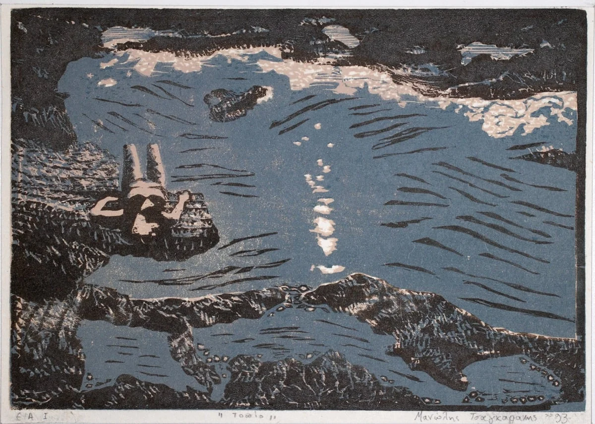 Landscape, by Tsagarakis Manolis, unspecified, 1993