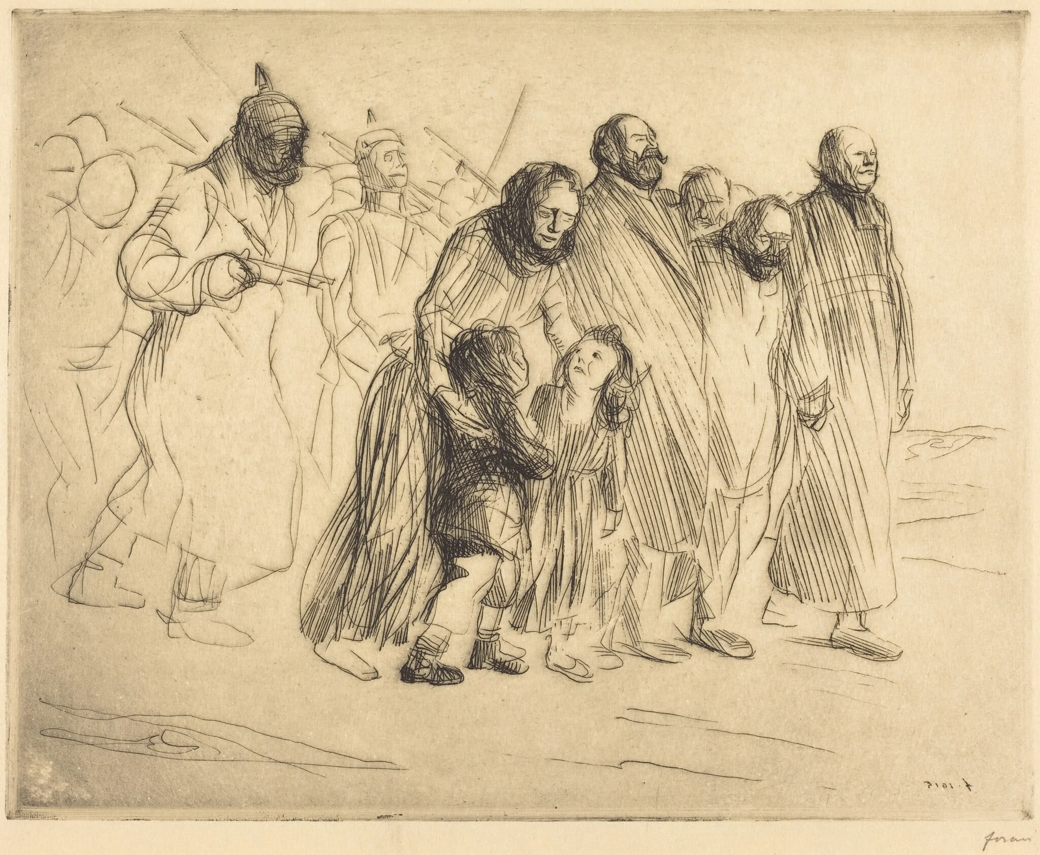 Les notables (petite planche) (The Notables) (small plate)