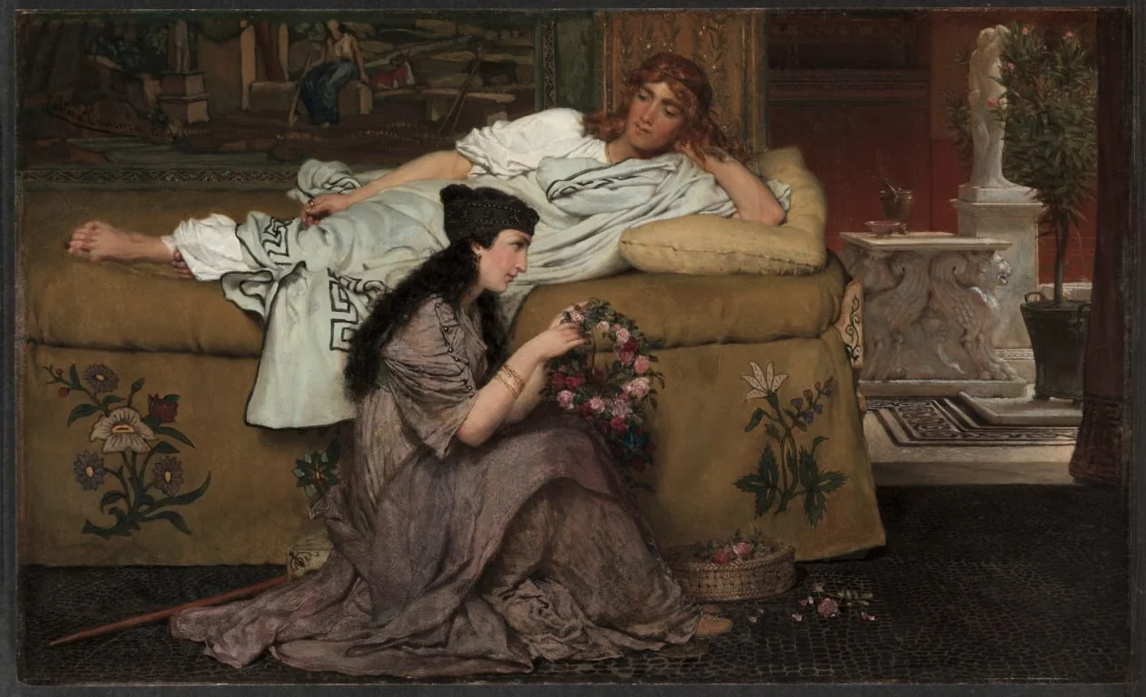 Glaucus and Nydia, by Lawrence Alma-Tadema, unspecified, 1867