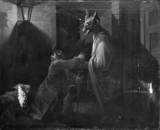 Husspøgelse eller Abracadabra, III akt, 1. scene