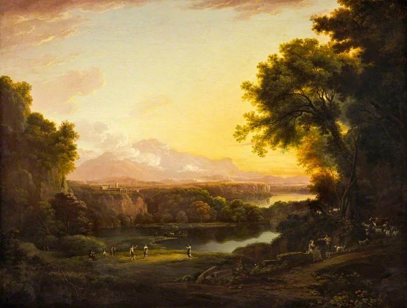 A View of Tivoli, by Alexander Nasmyth, oil, 1808