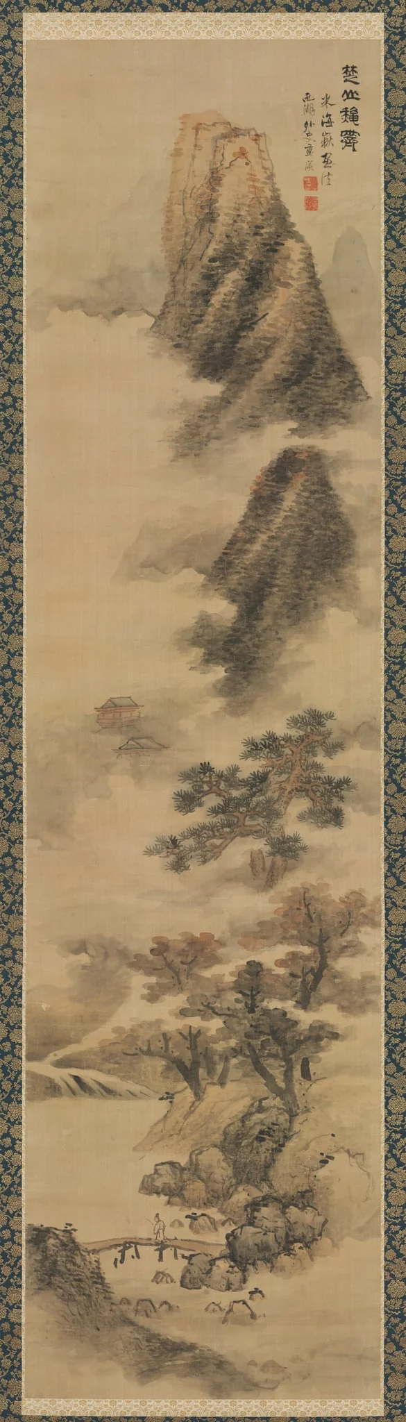 Clearing Autumn Mists in the Chu Mountains, by Lan Ying, unspecified, 1604