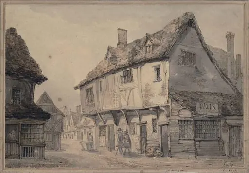 Old Houses at Abingdon, Berkshire