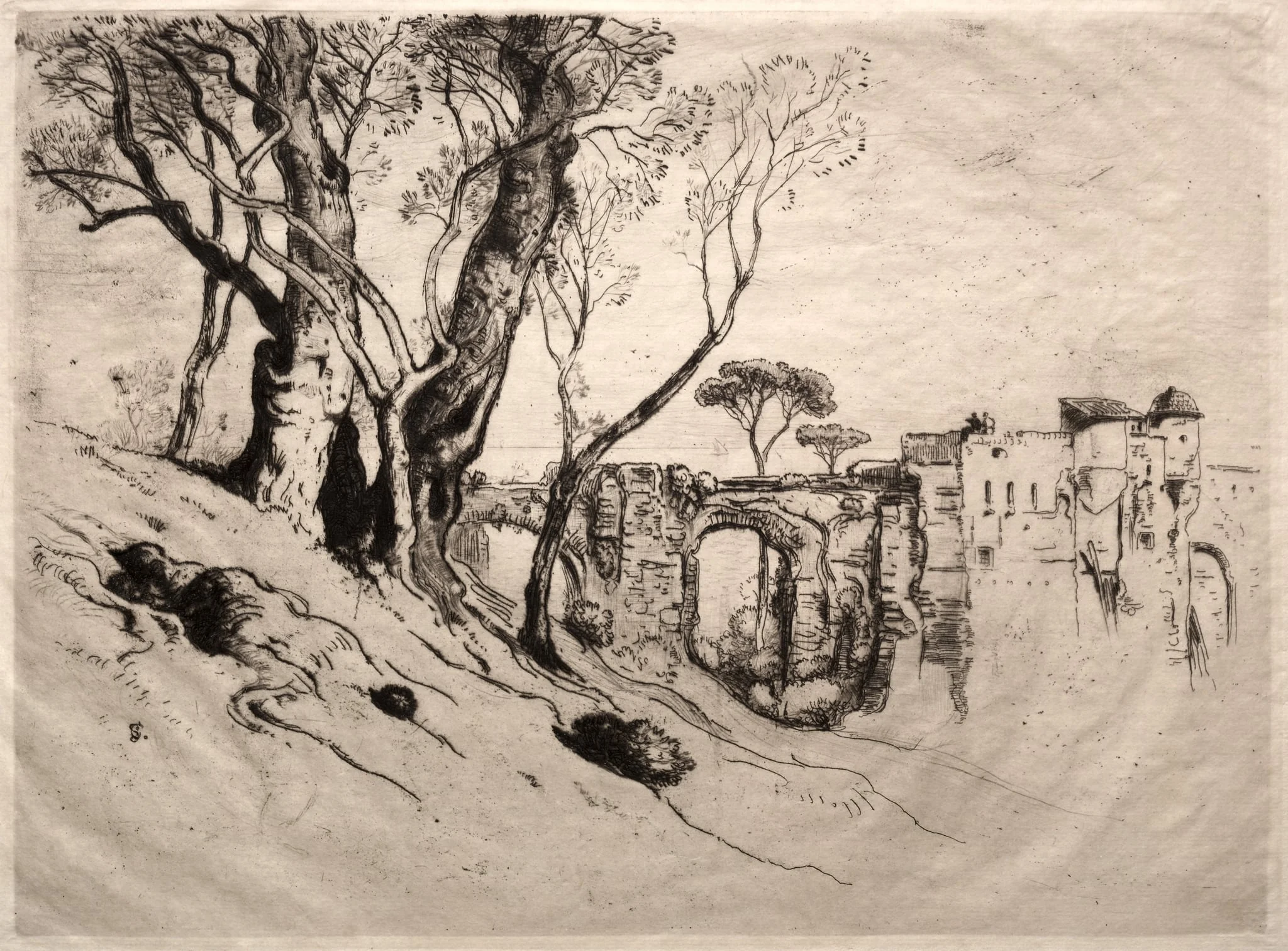 The Olive Trees of the Riviera, by Samuel Colman, 1884