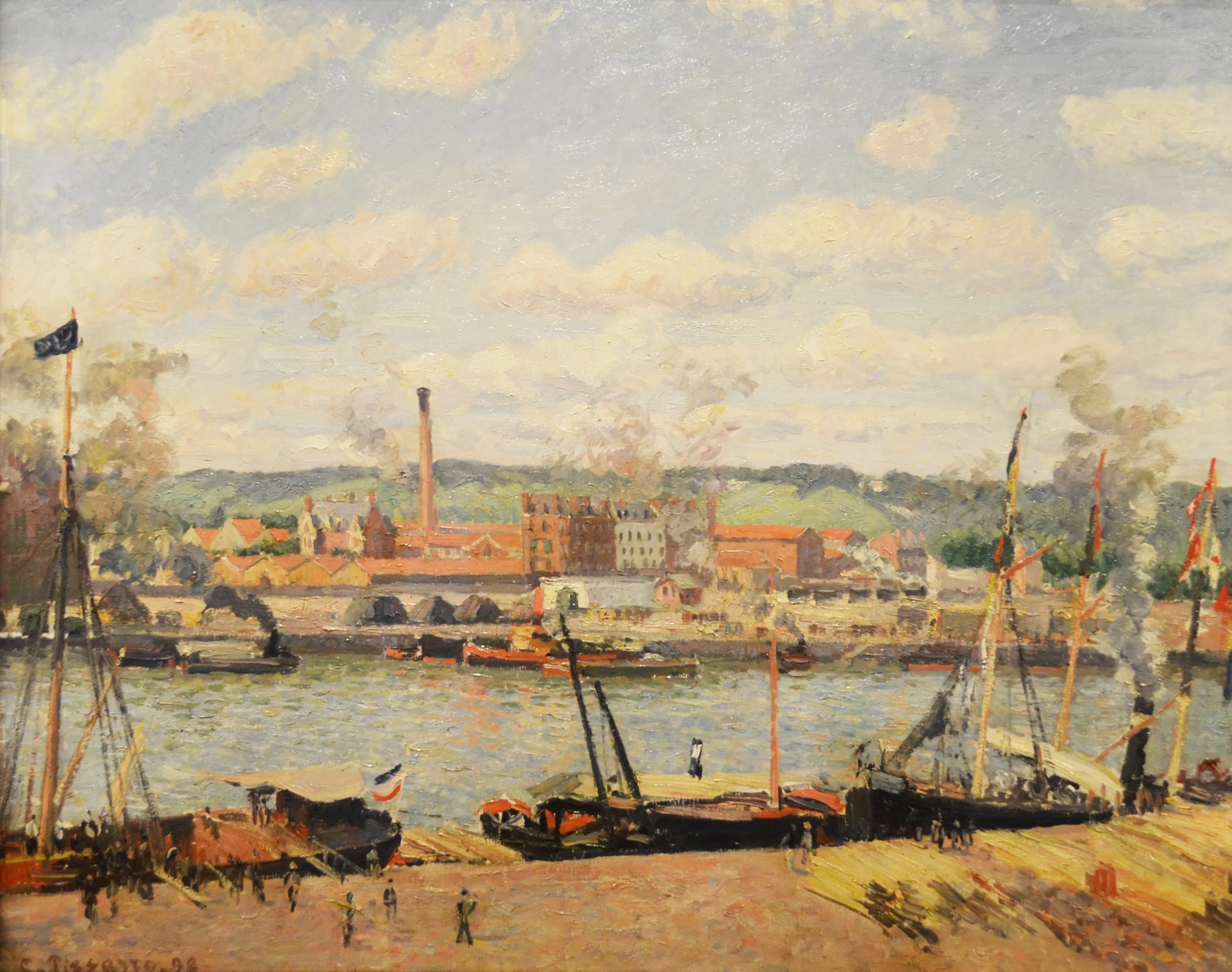 View of the Oissel Cotton Mill, near Rouen