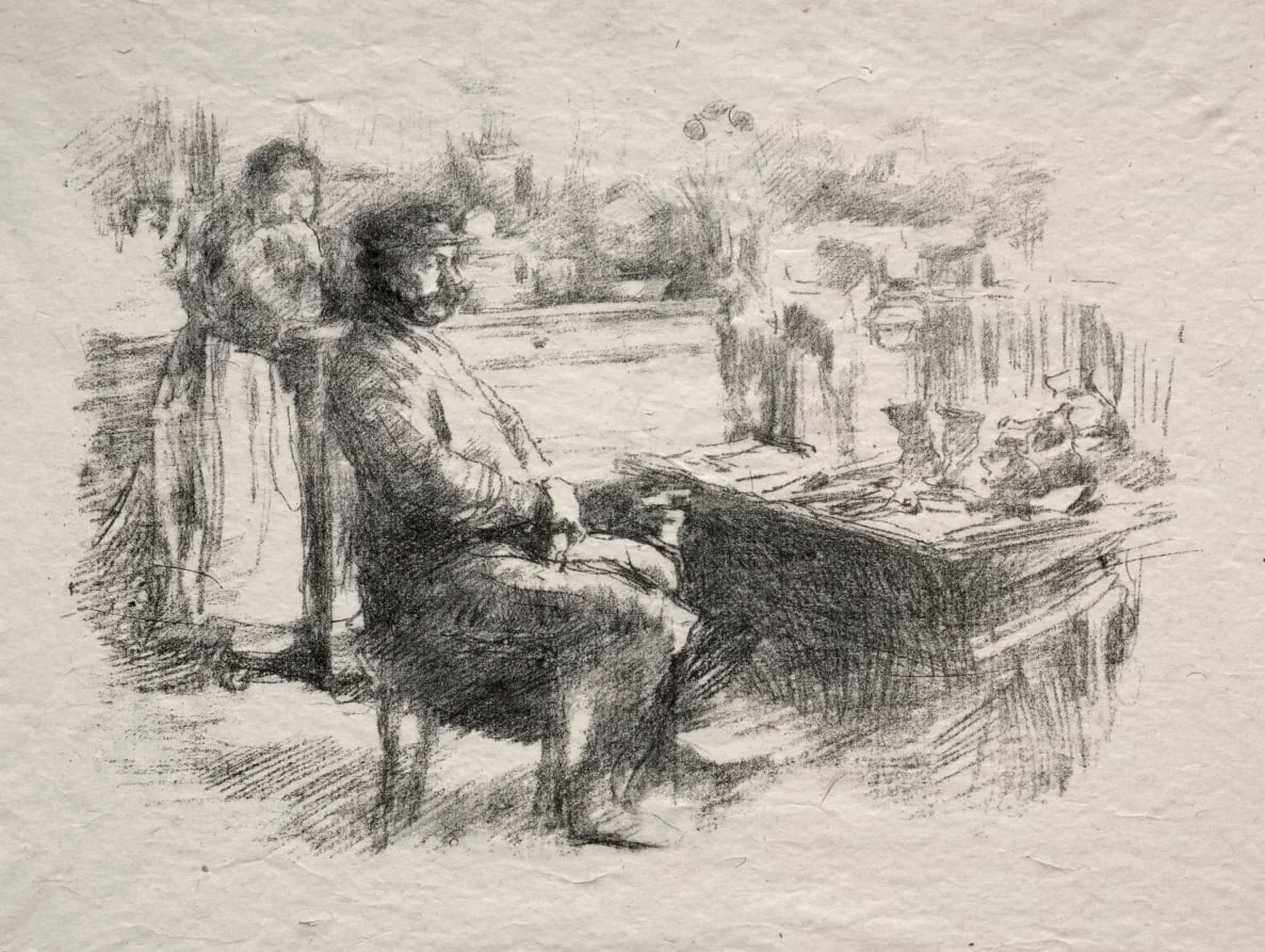 The Shoemaker, by James McNeill Whistler, 1896