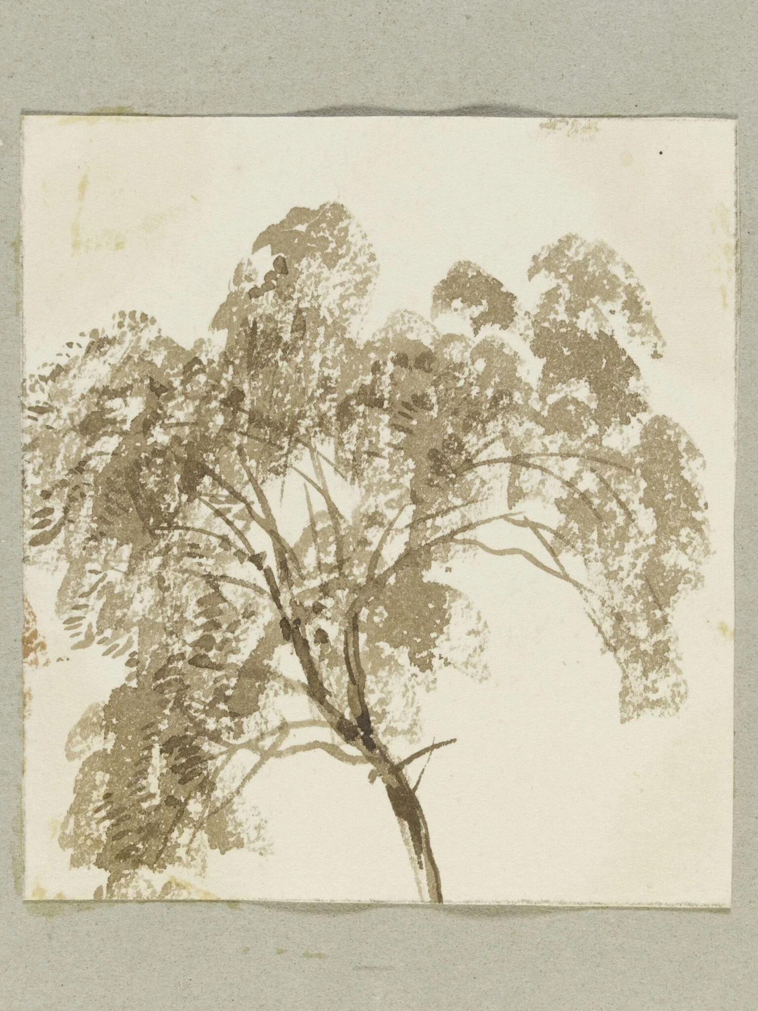 Drawing in album of 51 drawings and watercolours by James Duffield Harding, by James Duffield Harding, 1850