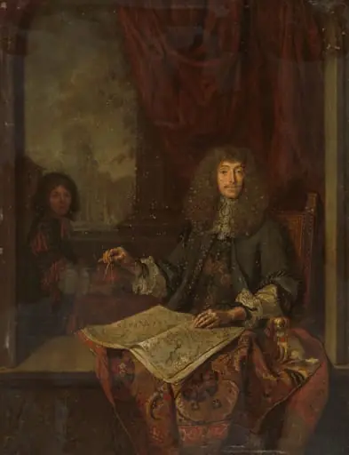 Portrait of Carel Quina (1622-89), Knight of the Holy Sepulchre and Amsterdam-born explorer of Asia