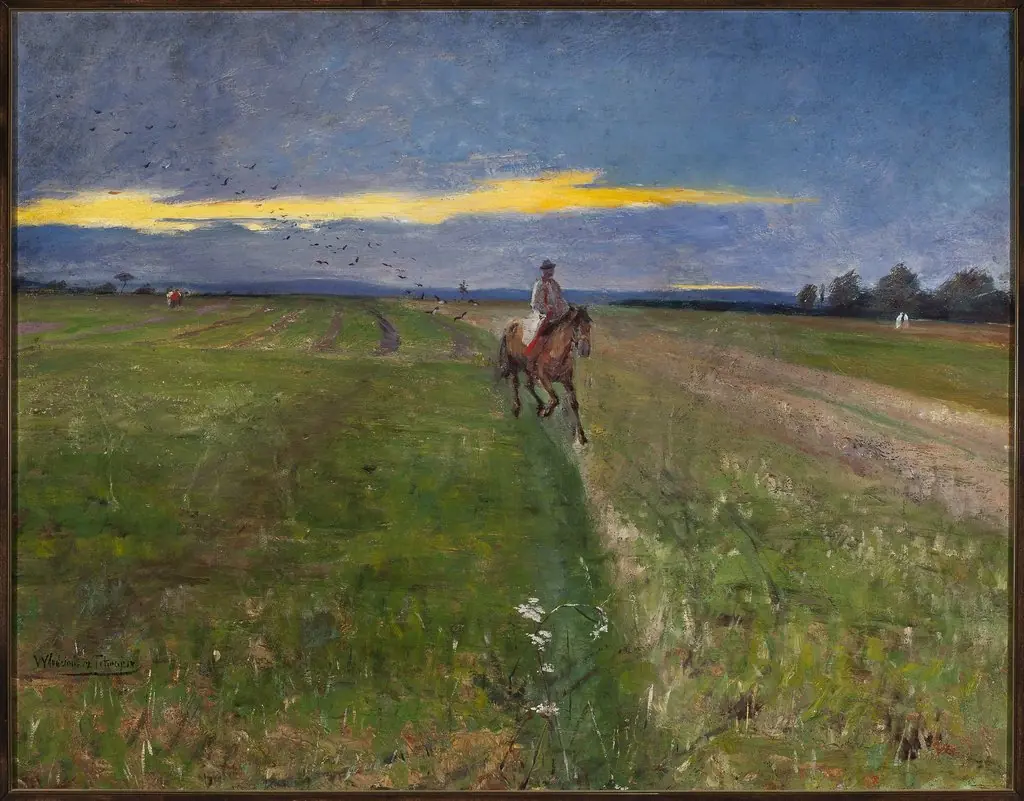 Peasant on horseback
