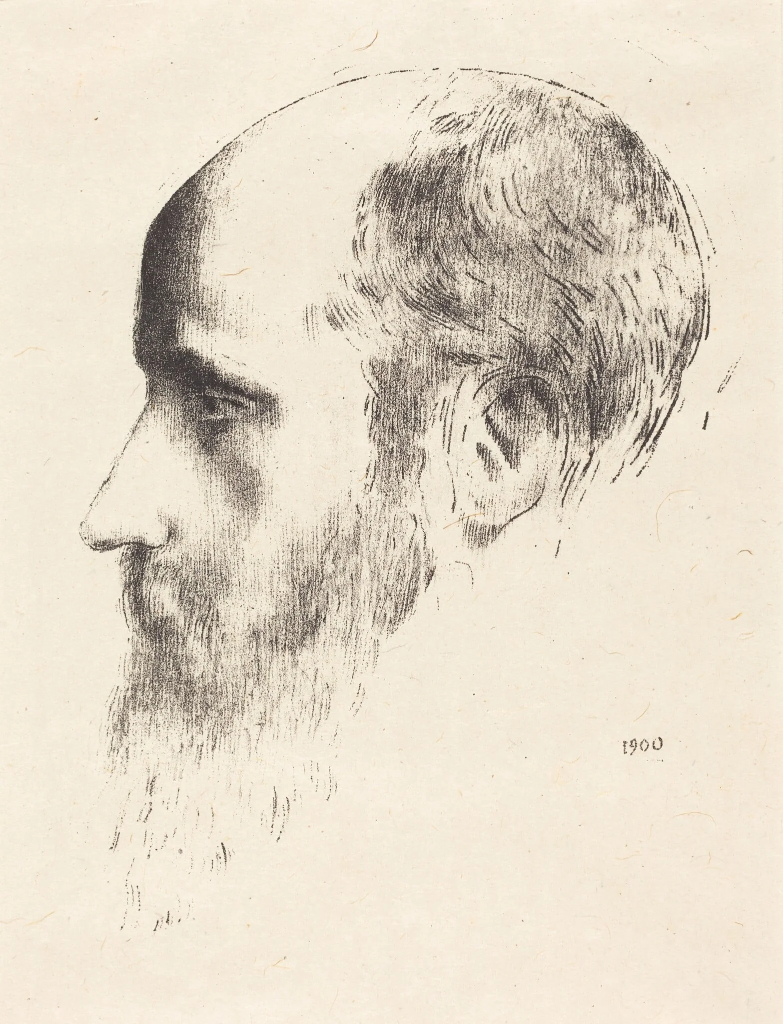 Edouard Vuillard, by Odilon Redon, ink, 1900
