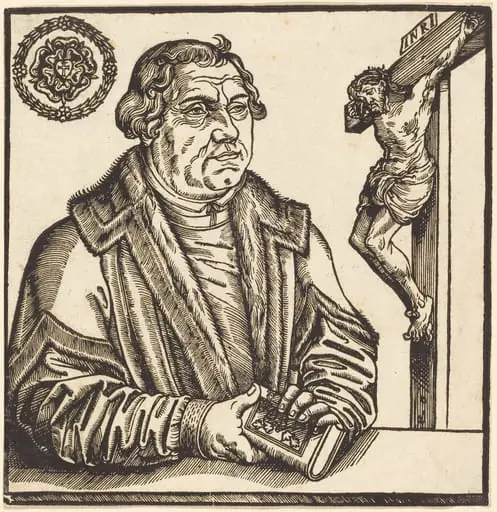 Martin Luther, Half-Length to the Left with a Book in his Hands
