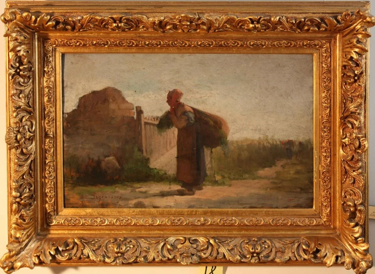 Țărancă franceză, by Nicolae Grigorescu, 1882