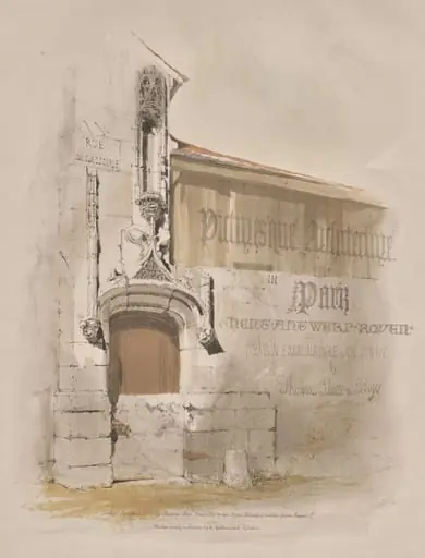 Picturesque Architecture in Paris, Ghent, Antwerp, Rouen:  Rue de La Licorne