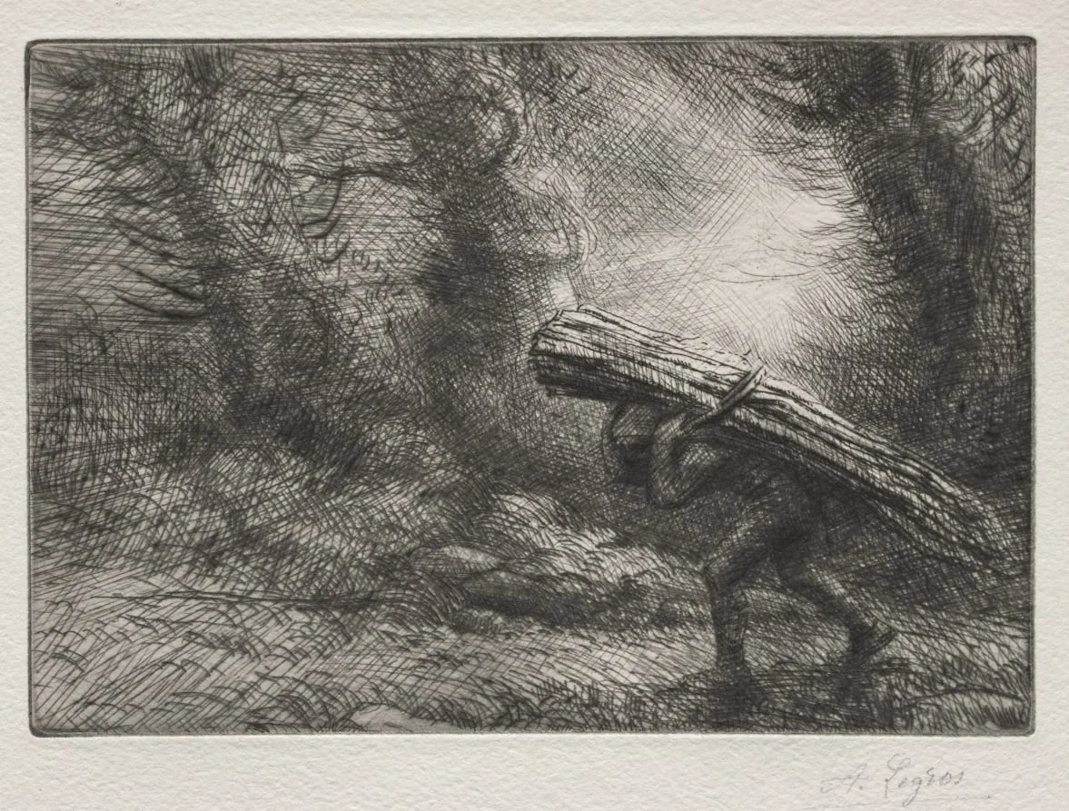 The Return to the Cottage, by Alphonse Legros, 1884