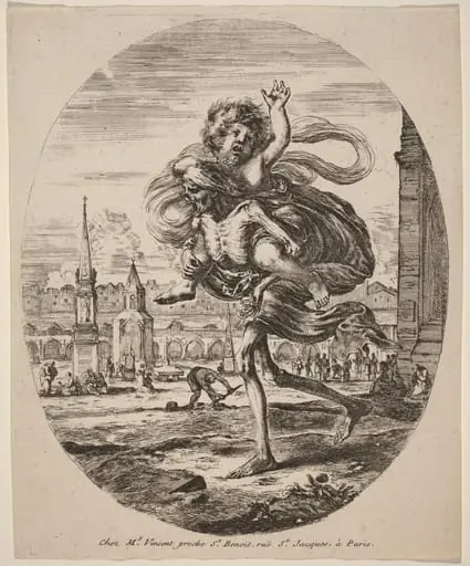 Death Carrying a Child to the Left