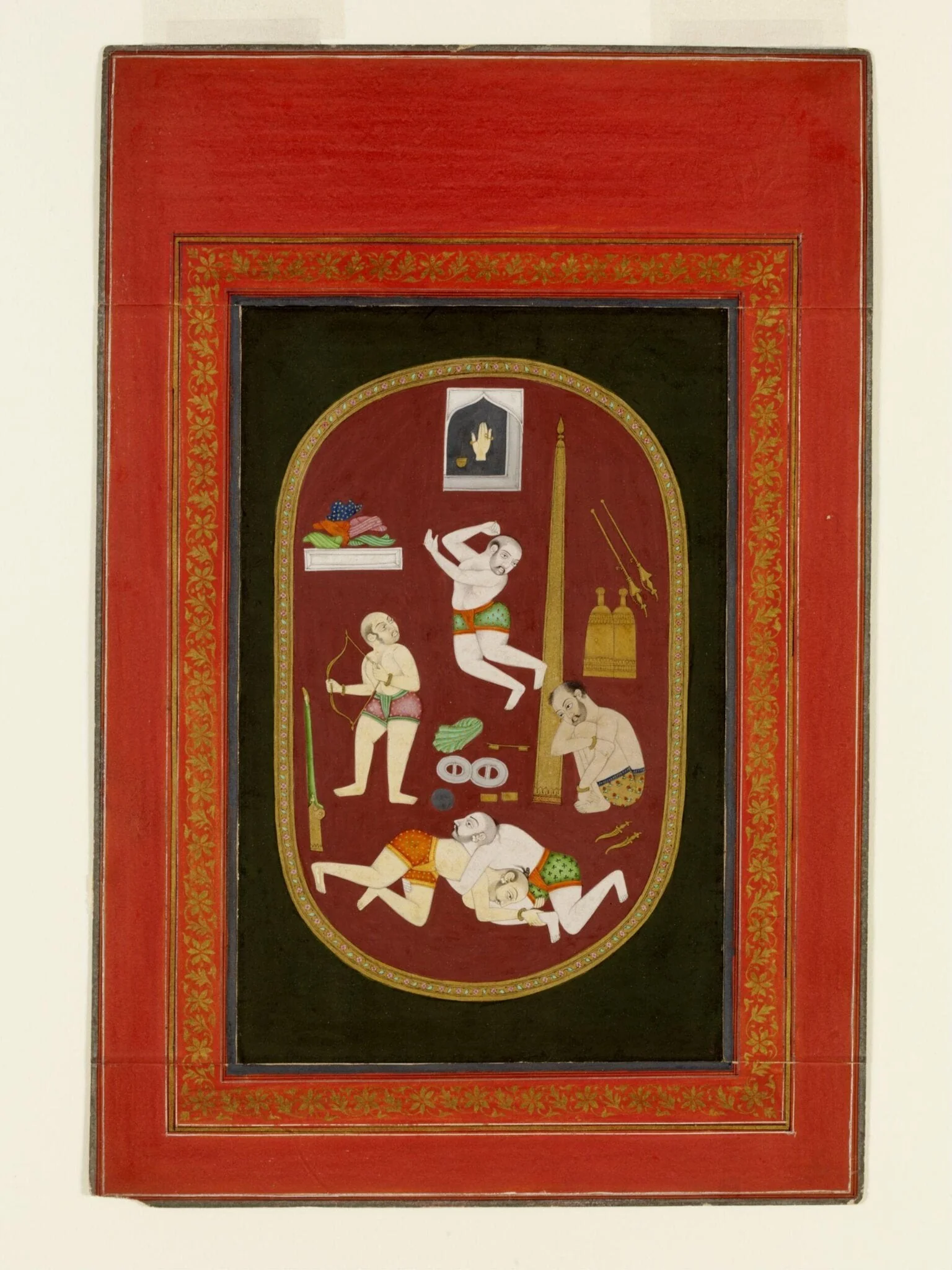 Desakhya Ragini, by Unknown, paint, 1770