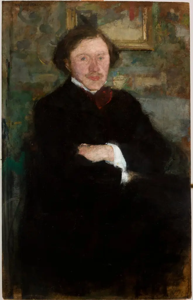 Portrait of the Pianist Prof. Antoni Dieth