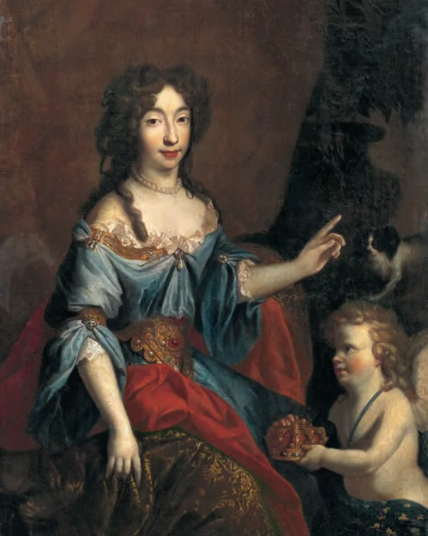 Portrait de Marie Anne Victoire de Bavière, dauphine de France (1660–1690), by Unknown, oil, 1690