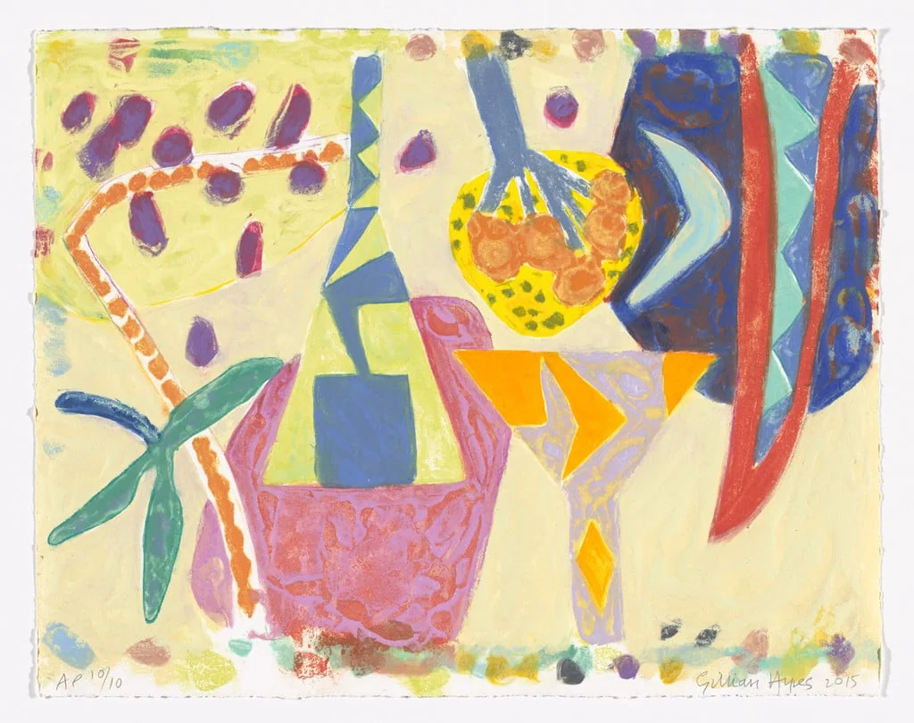 Untitled, by Gillian Ayres, ink, 2015