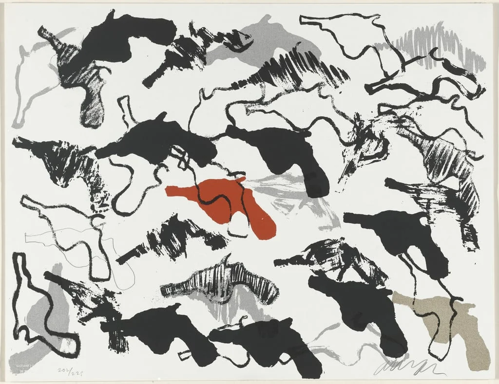 Untitled, by Arman, graphite, 1966