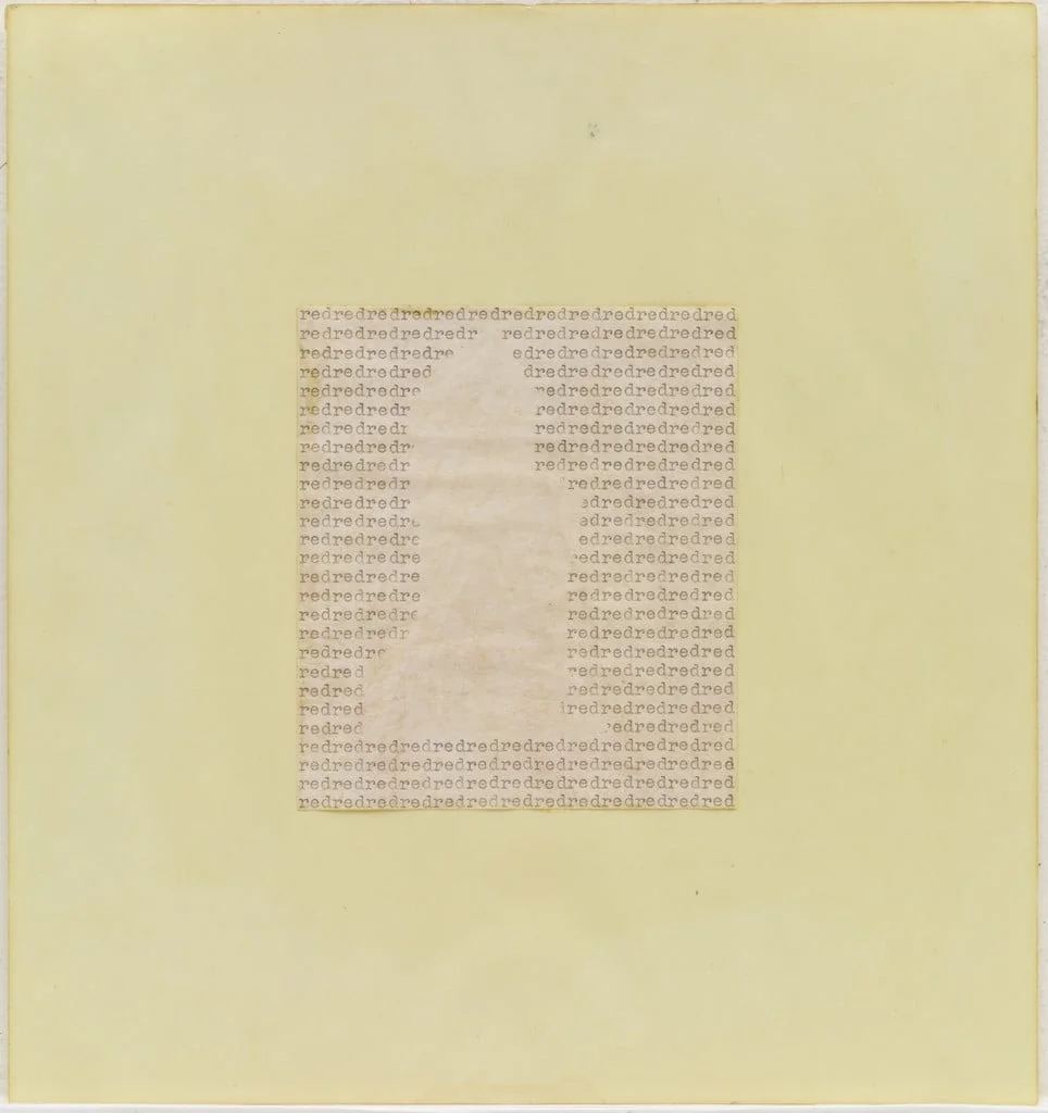 Untitled, by Carl Andre, paint, 1967