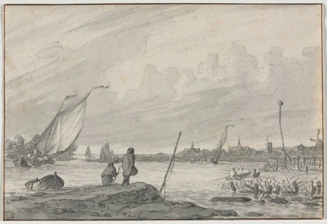 View of Alkmaar with Boats