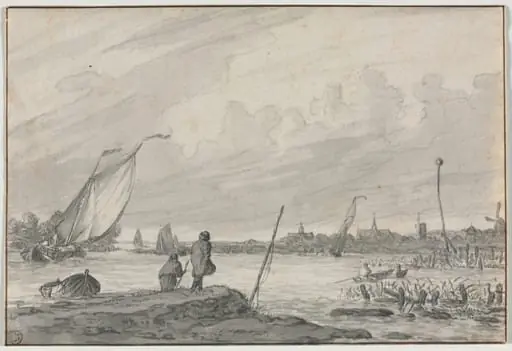 View of Alkmaar with Boats
