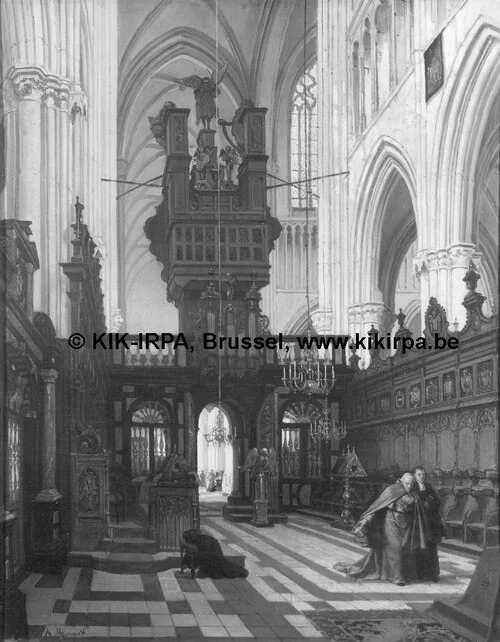Interior of he Cathedral of Bruges