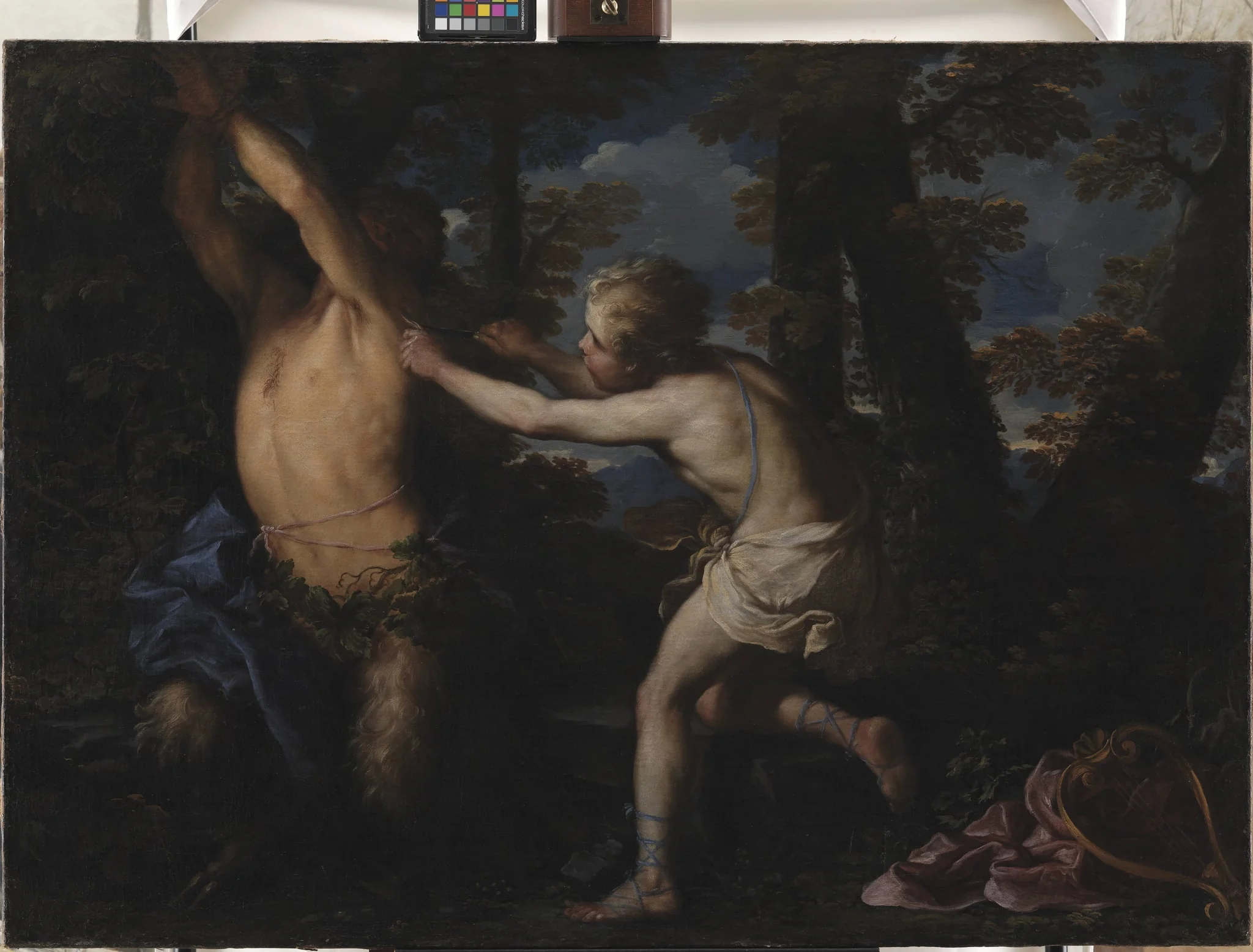 Apollo Flaying Marsyas, by Unknown, 1750