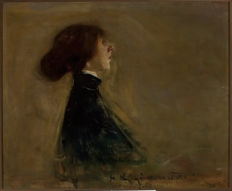 Portrait of Bronisława Ostrowska
