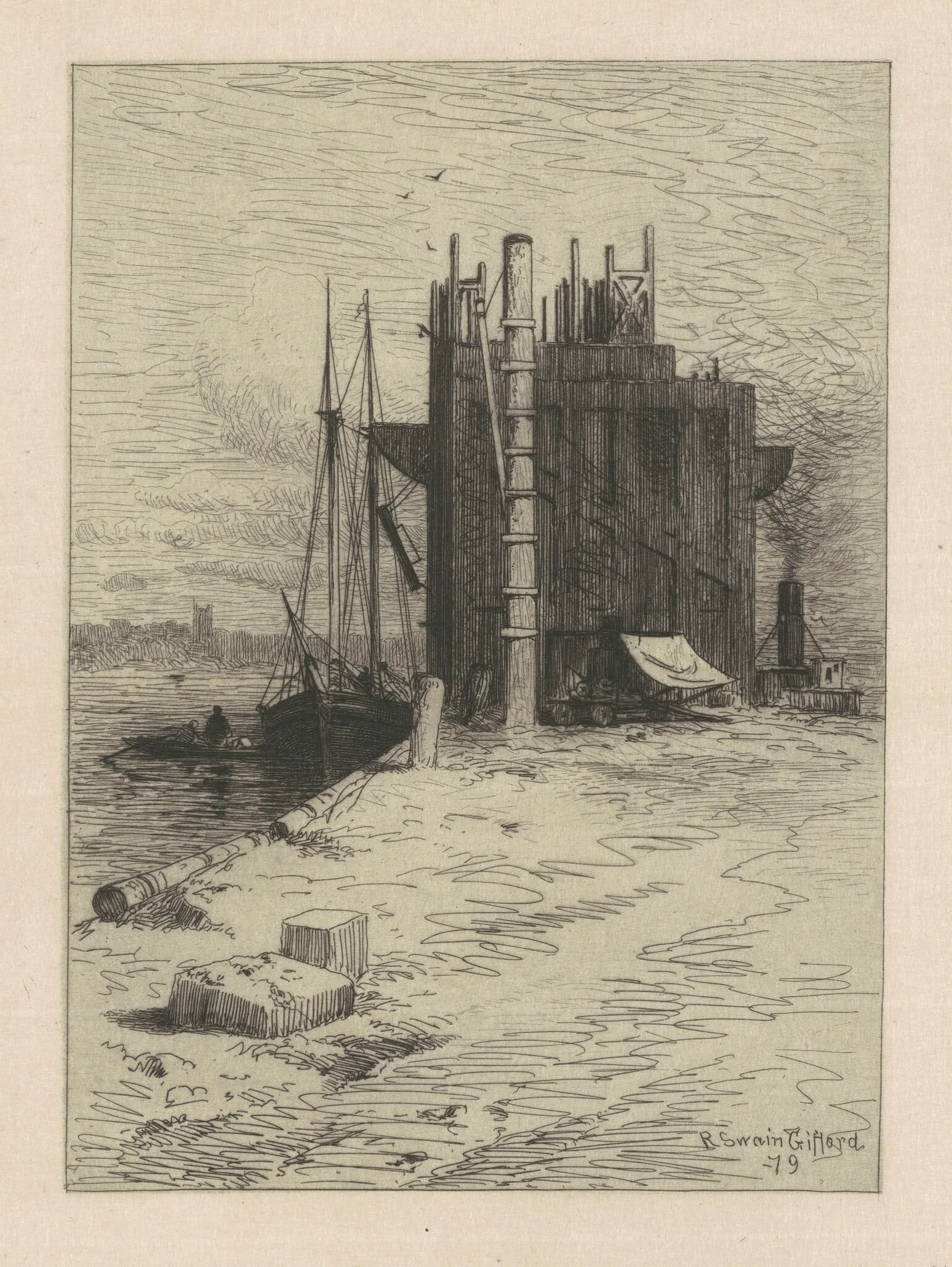 Coal Pockets at New Bedford
