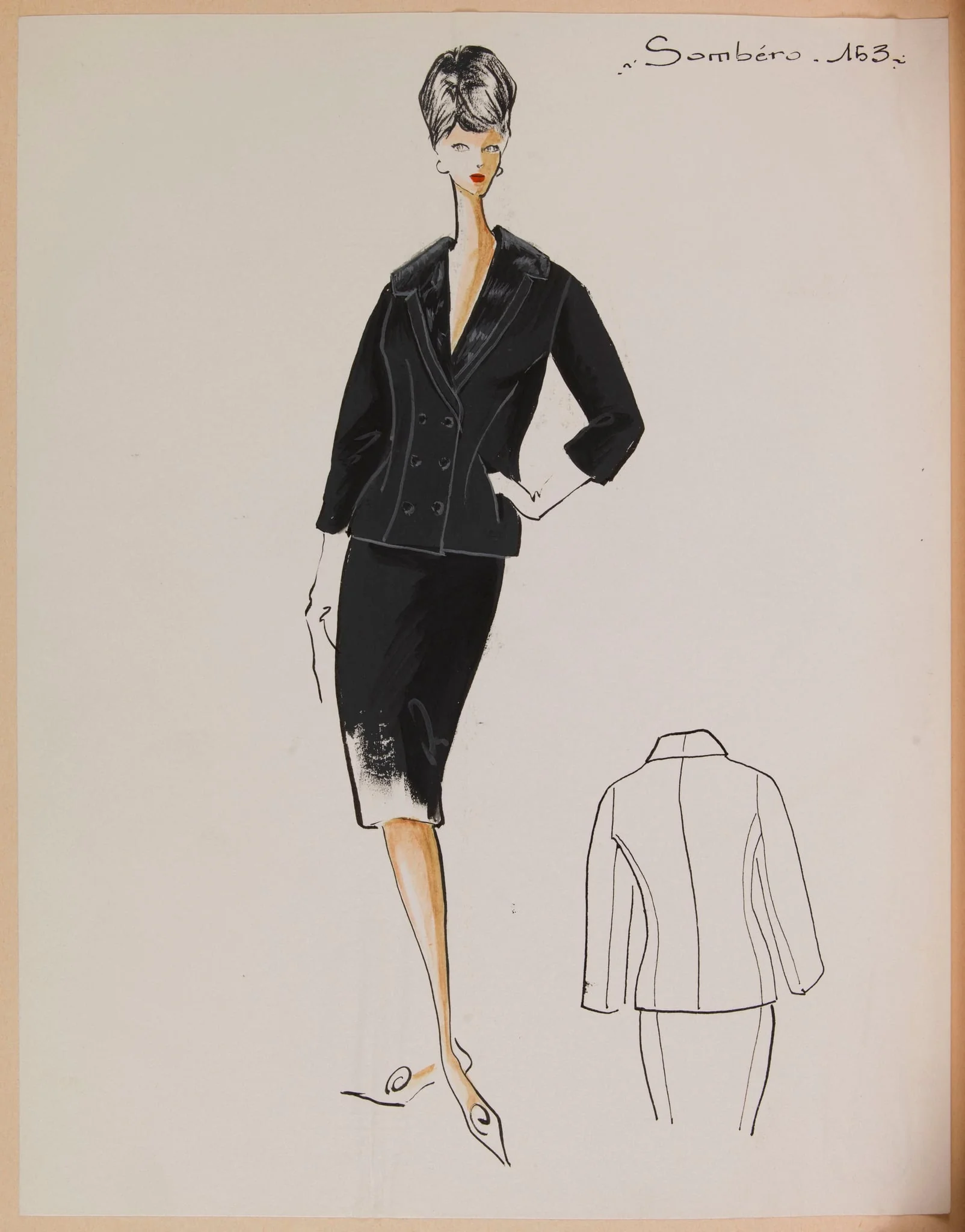 Sombrero, by Carven, 1958
