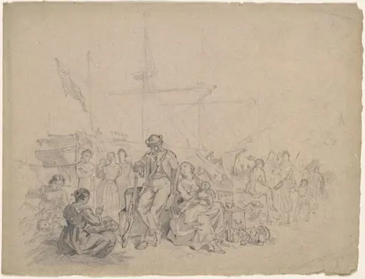 Dockside Scene
