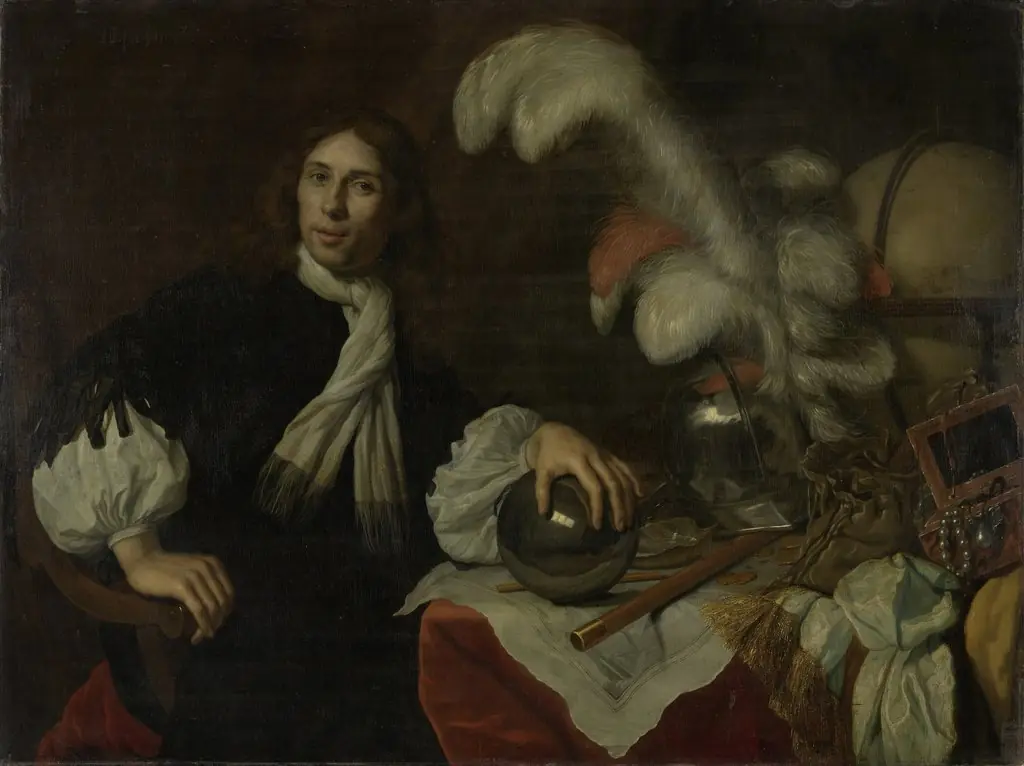 Posthumous portrait of Aucke Stellingwerff, Admiral of Friesland, killed in 1665 at Lowestoft by a cannon-ball