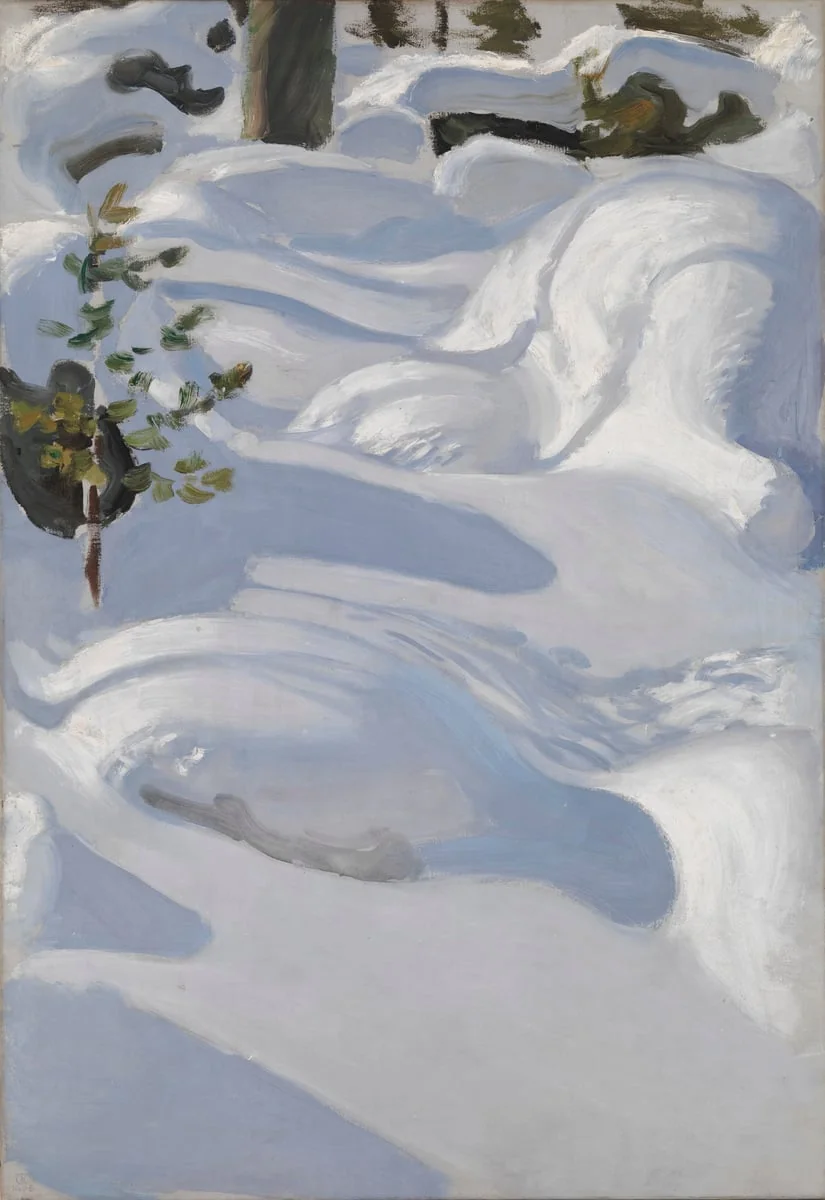Päivänpaisteisia hankia, by Akseli Gallen-Kallela, unspecified