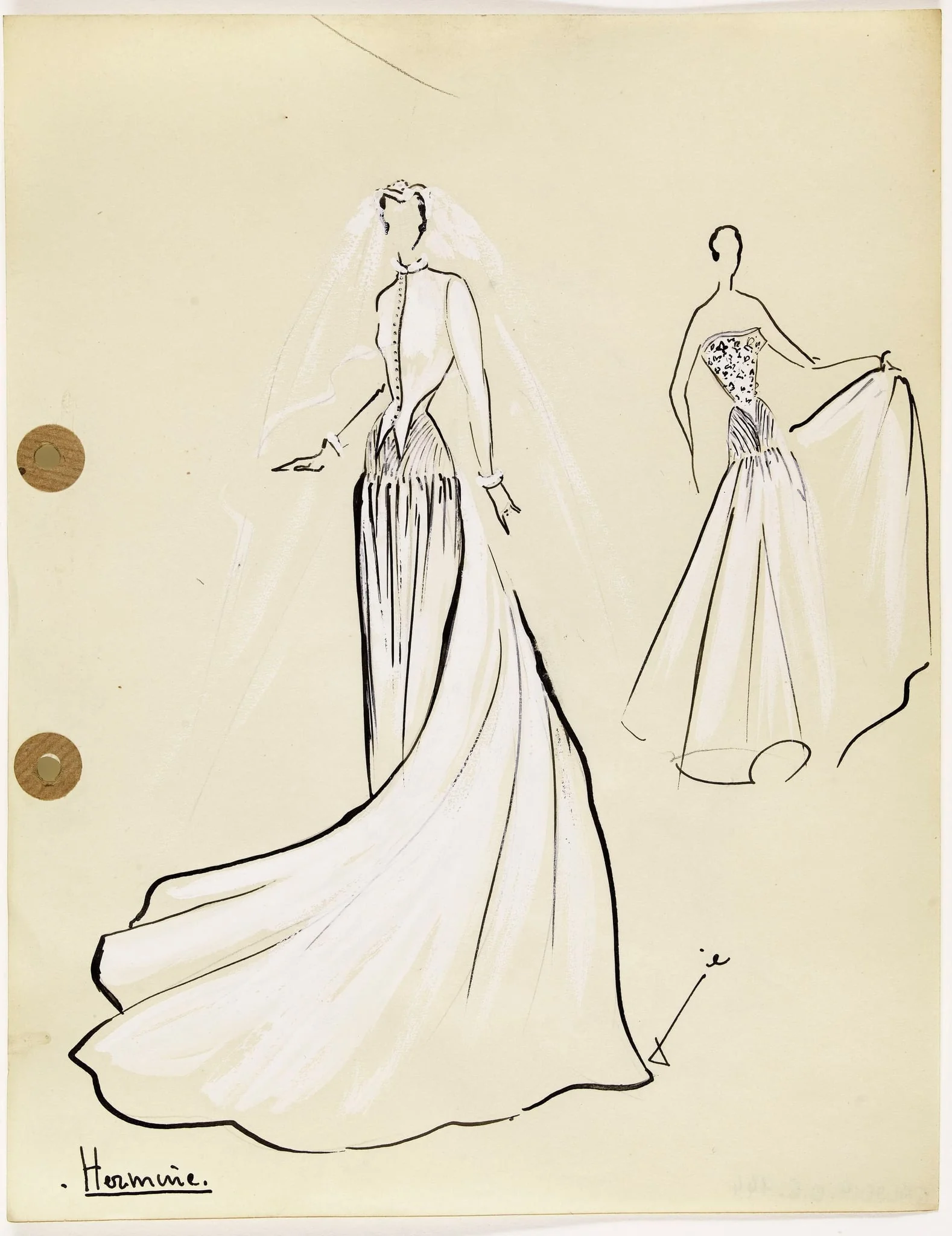 'Hermine', by Marie-Louise Carven, 1949