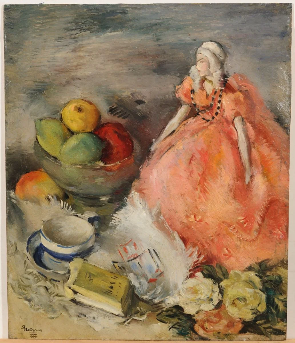 Natură statică cu păpușă, by Ion Theodorescu-Sion, unspecified, 1932