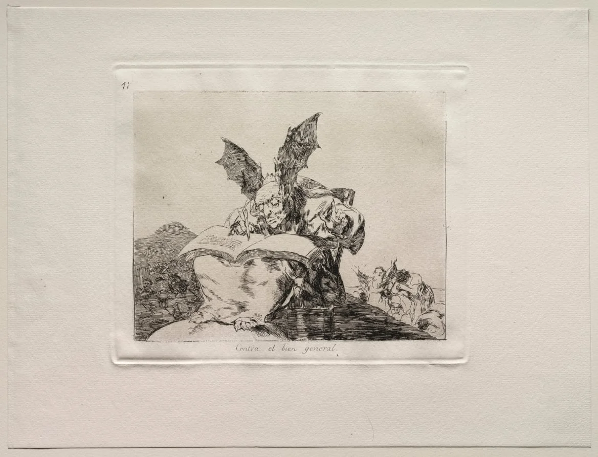 The Horrors of War:  Against the Common Good, by Francisco Goya, 1815