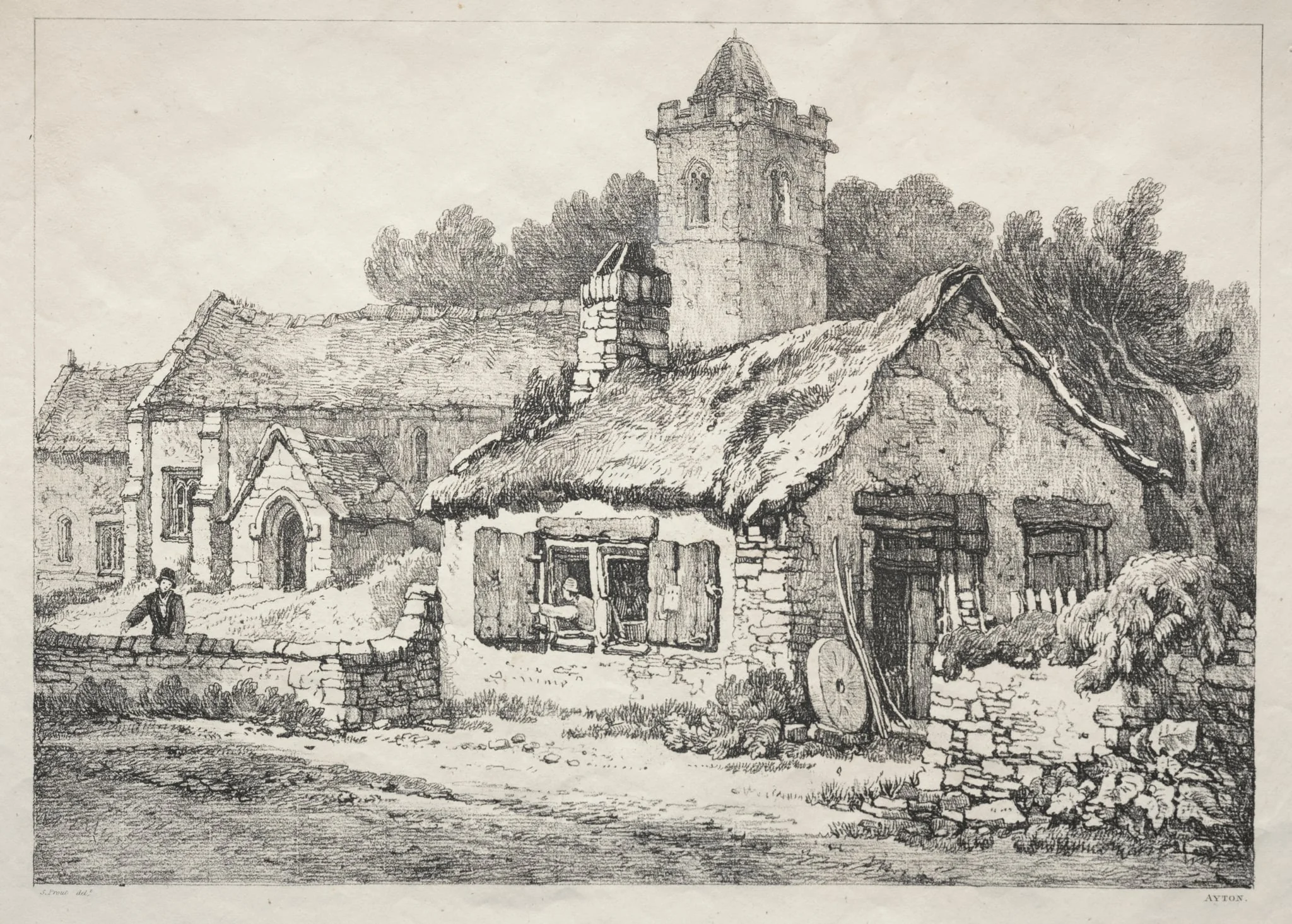 A Series of Ancient Buildings and Rural Cottages in the North of England:  Ayton