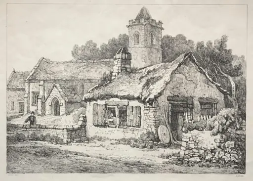 A Series of Ancient Buildings and Rural Cottages in the North of England:  Ayton