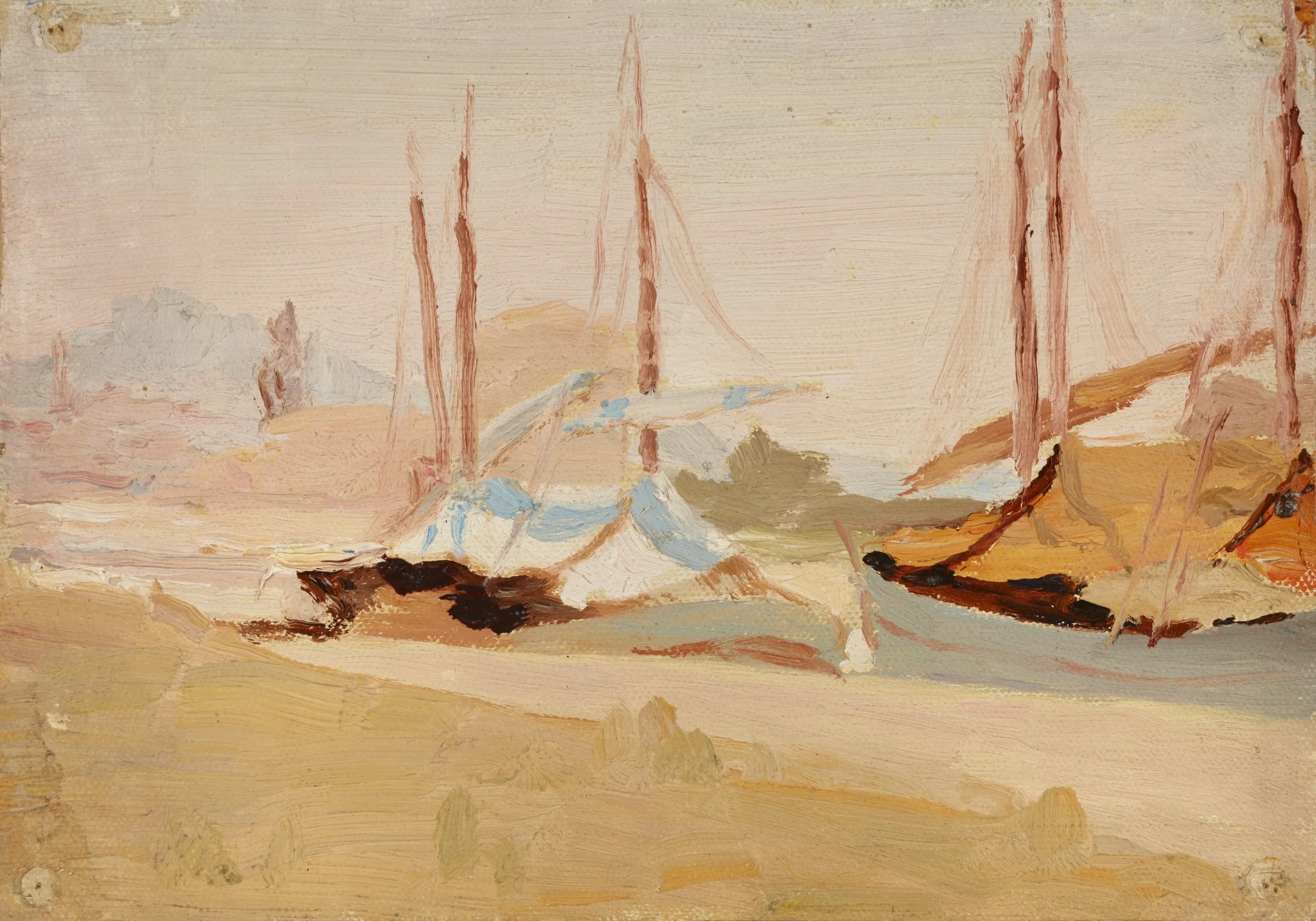 Rimini (Boats), by Jan Ciągliński, unspecified, 1910