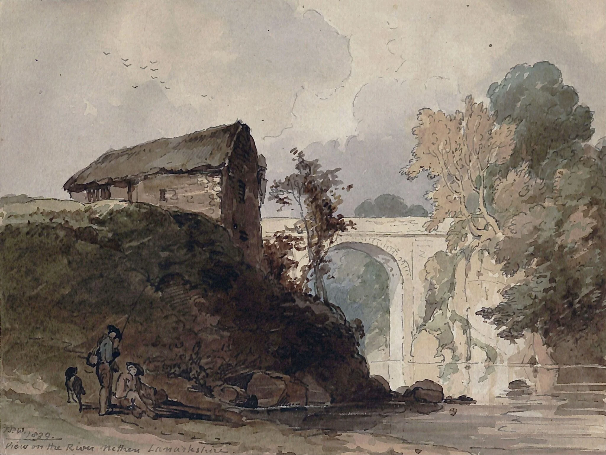 View on the River Nethan, Lanarkshire