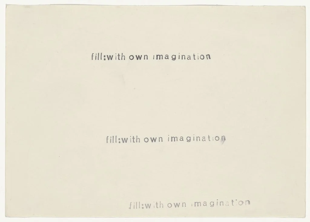 Untitled, by Arthur Köpcke, ink, 1965